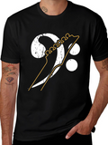 Bass Clef Guitar Graphic Tee - Music Lover Shirt