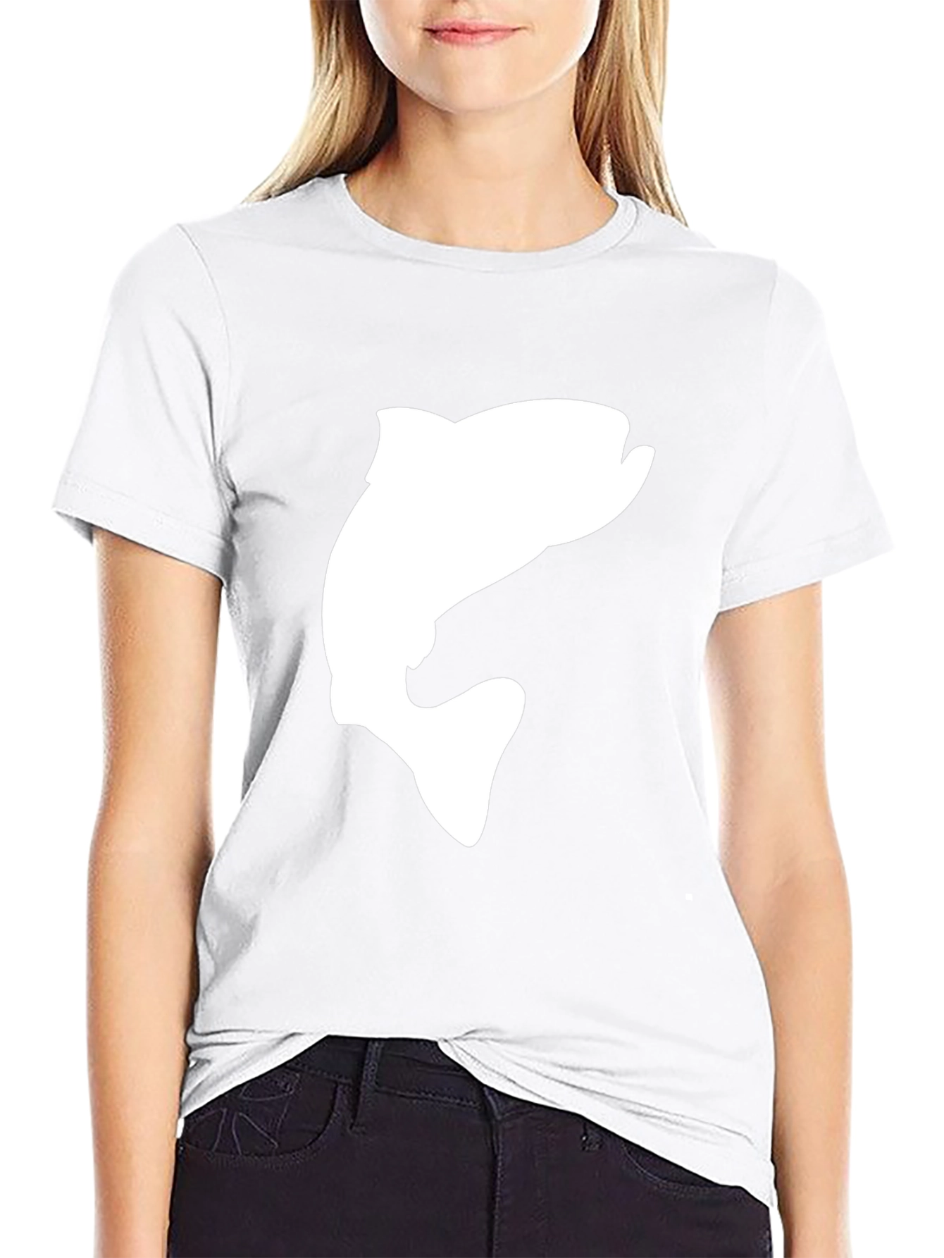 Fish Graphic Black T-Shirt - Casual Cotton Tee