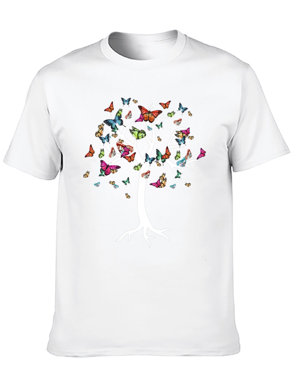 Butterfly Tree Graphic Tee - Black