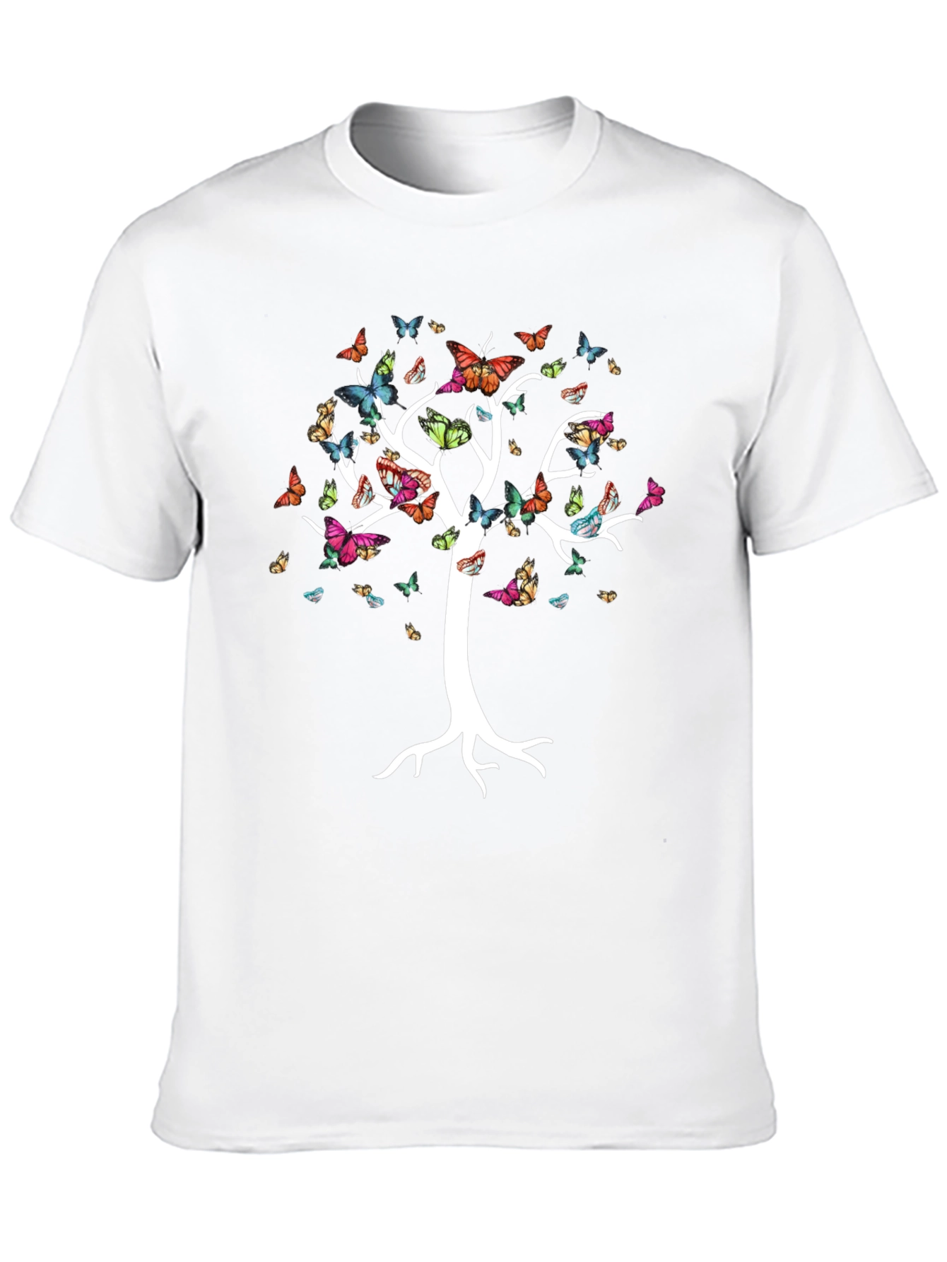 Butterfly Tree Graphic Tee - Black