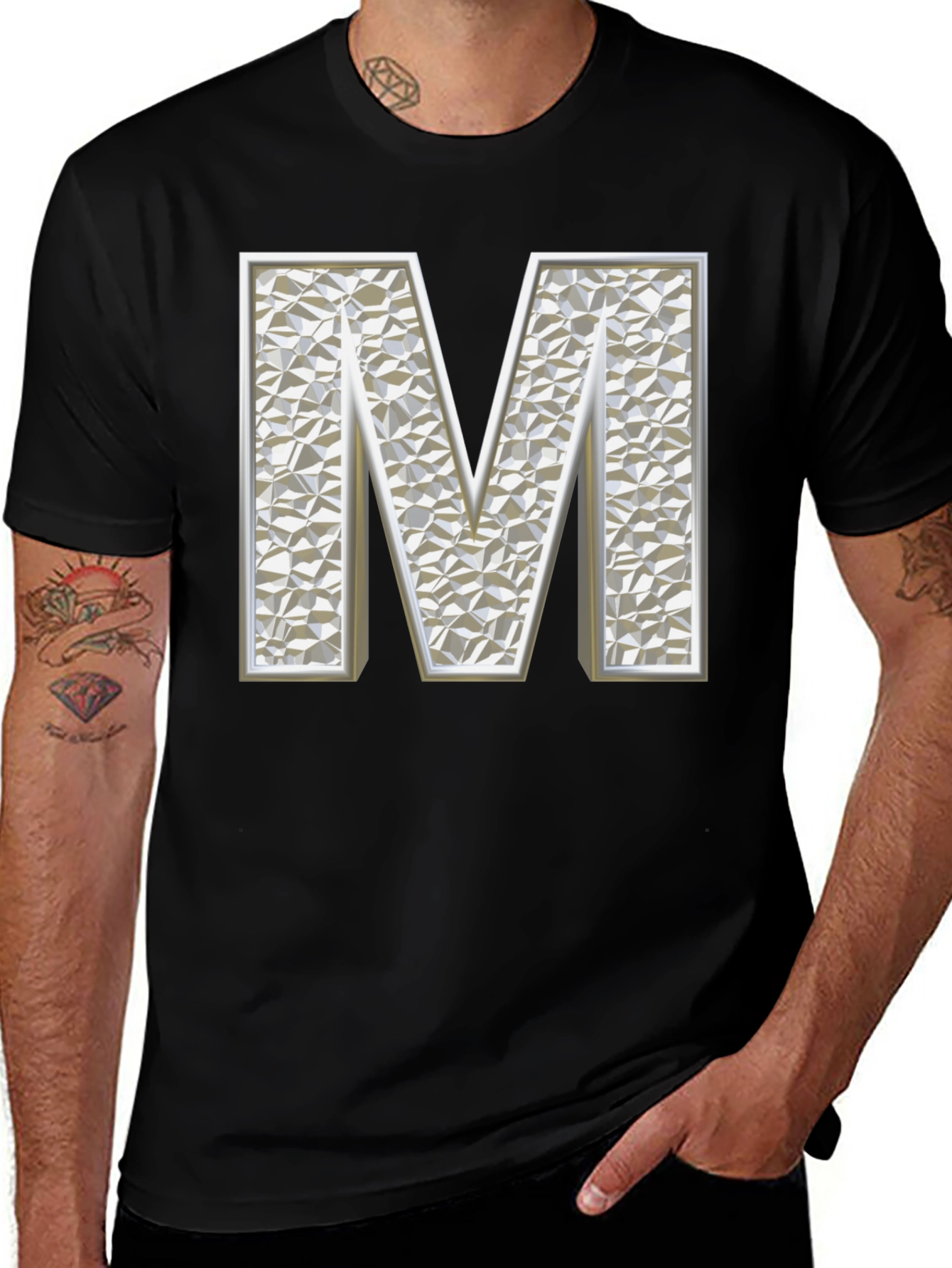 Geometric M Graphic T-Shirt