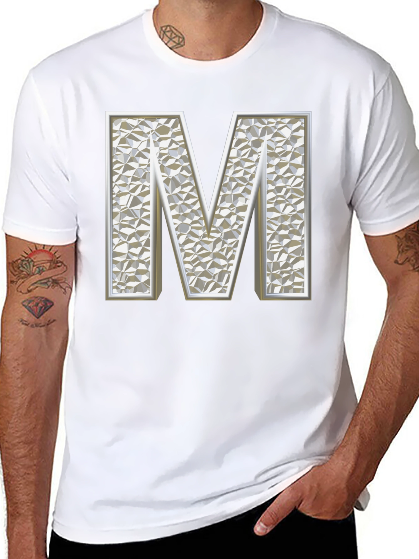 Geometric M Graphic T-Shirt