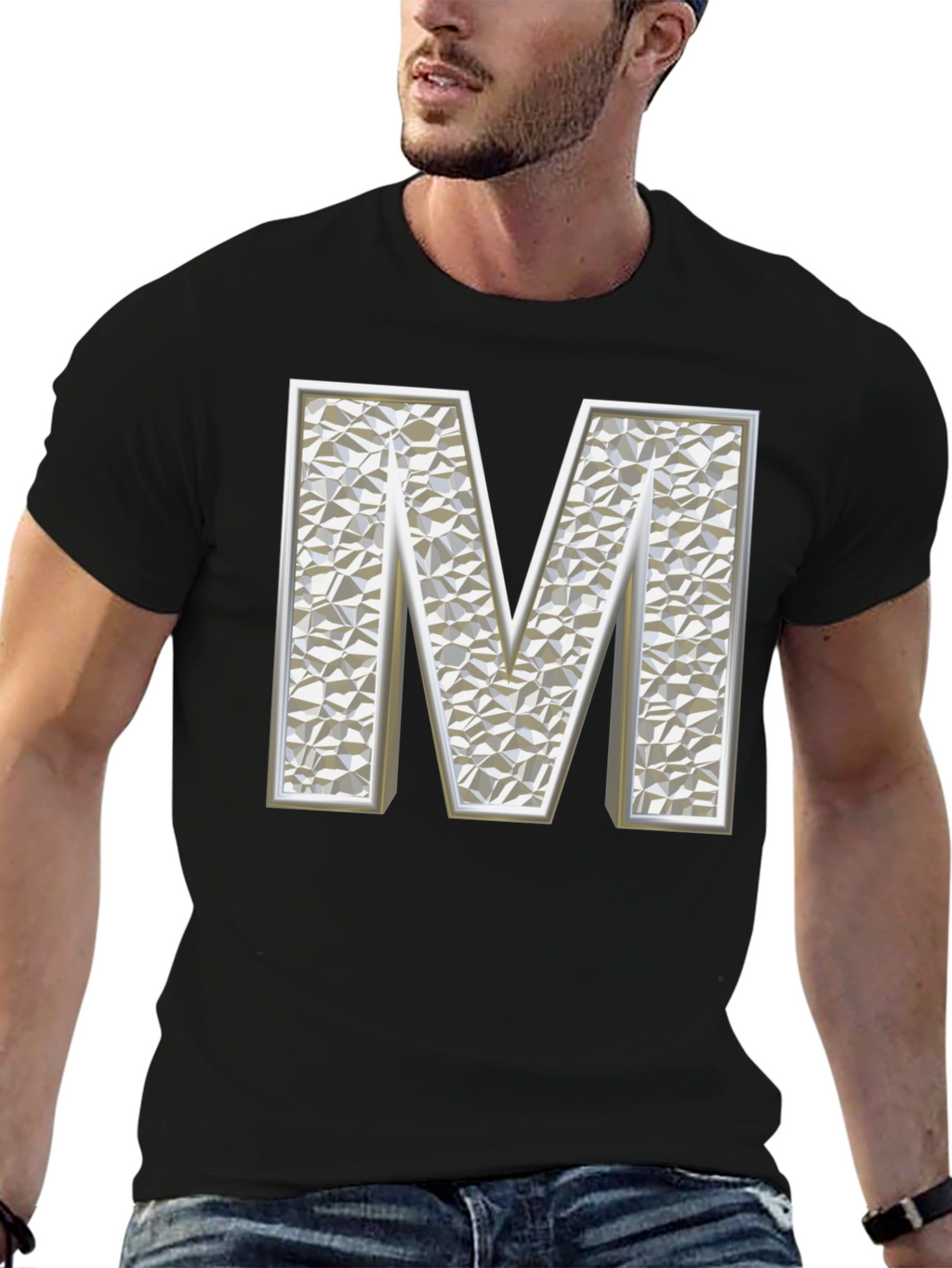 Geometric M Graphic T-Shirt