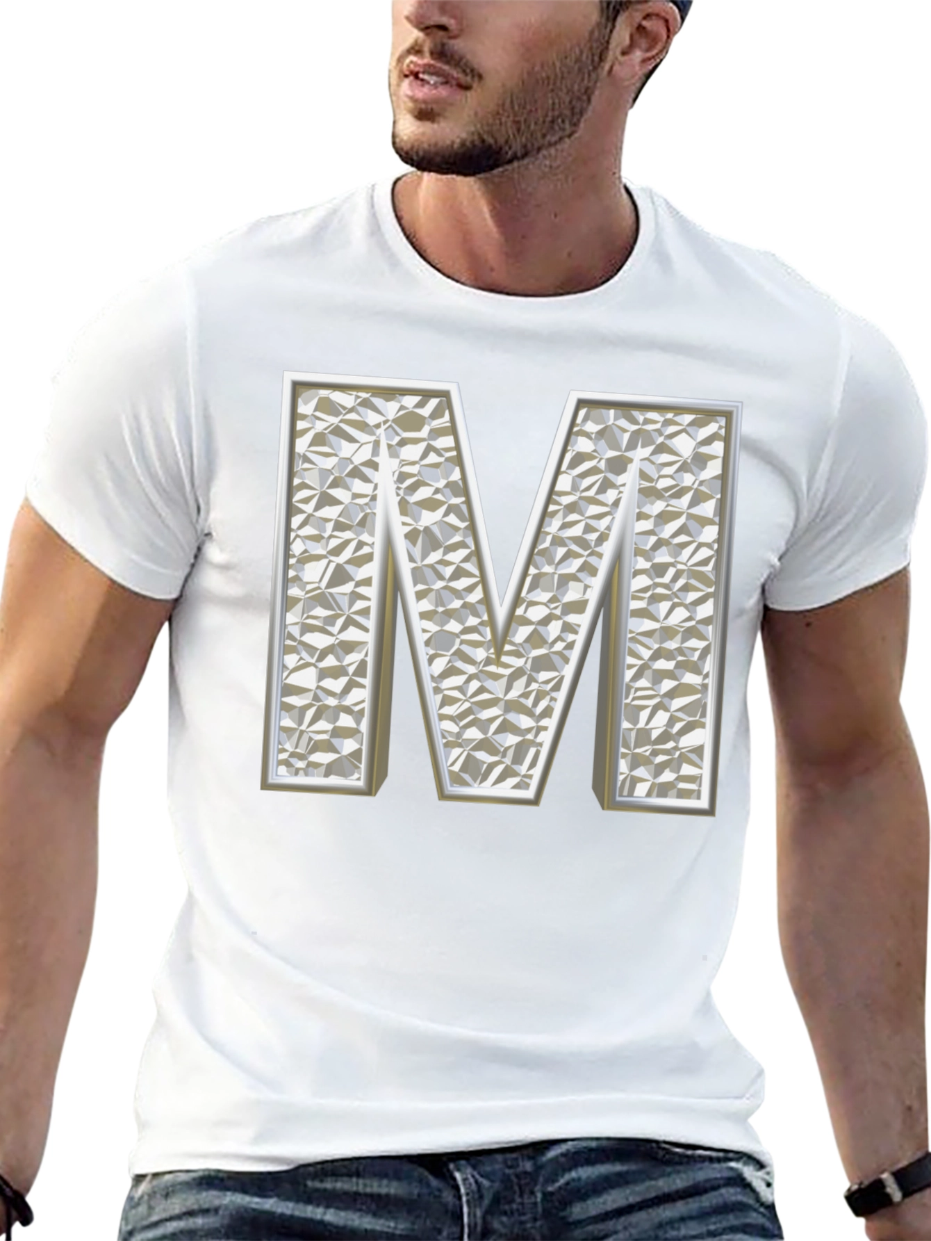 Geometric M Graphic T-Shirt