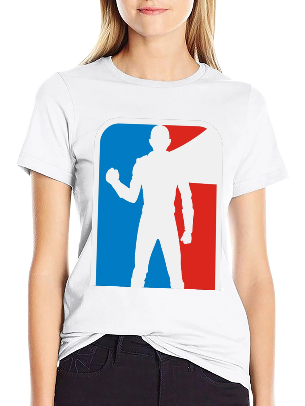 Superhero Silhouette Graphic T-Shirt