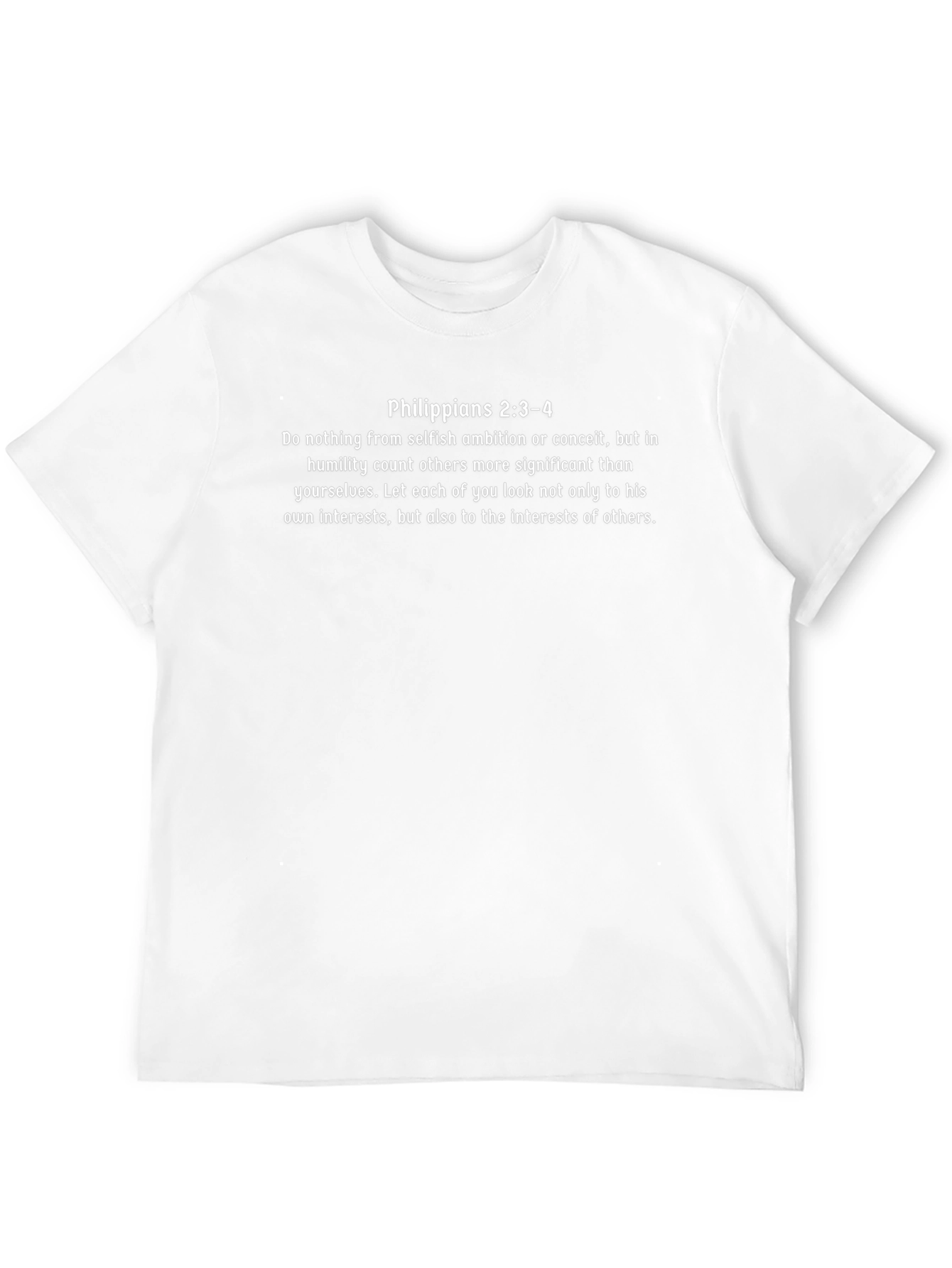 Philippians 2:3-4 T-Shirt Bible Verse Tee