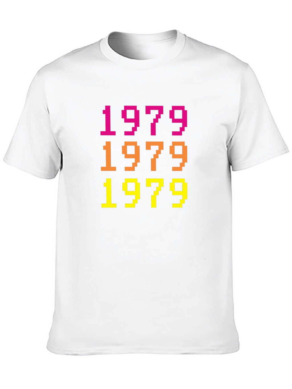 Retro 1979 Pixel Art Black T-Shirt