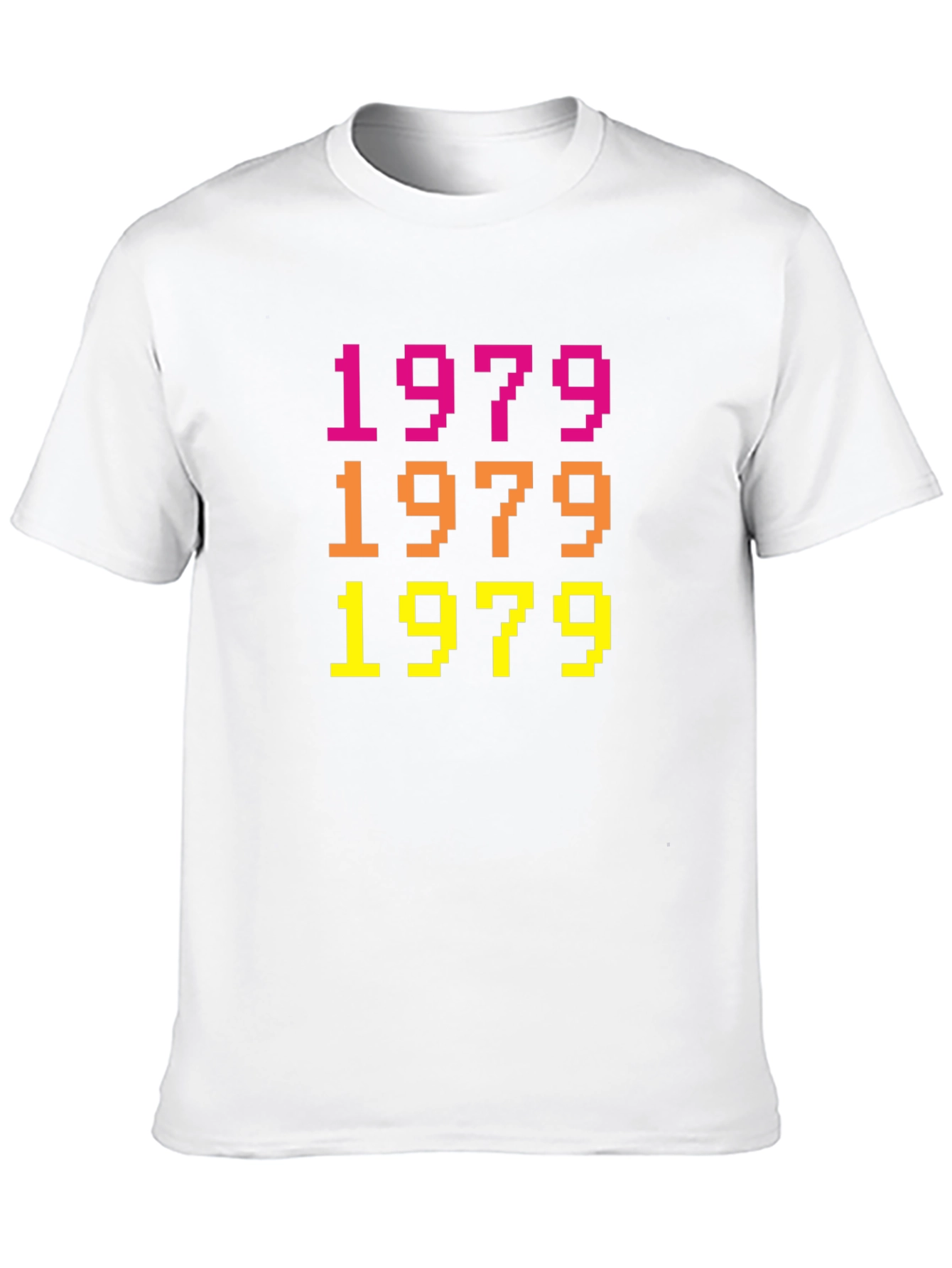 Retro 1979 Pixel Art Black T-Shirt