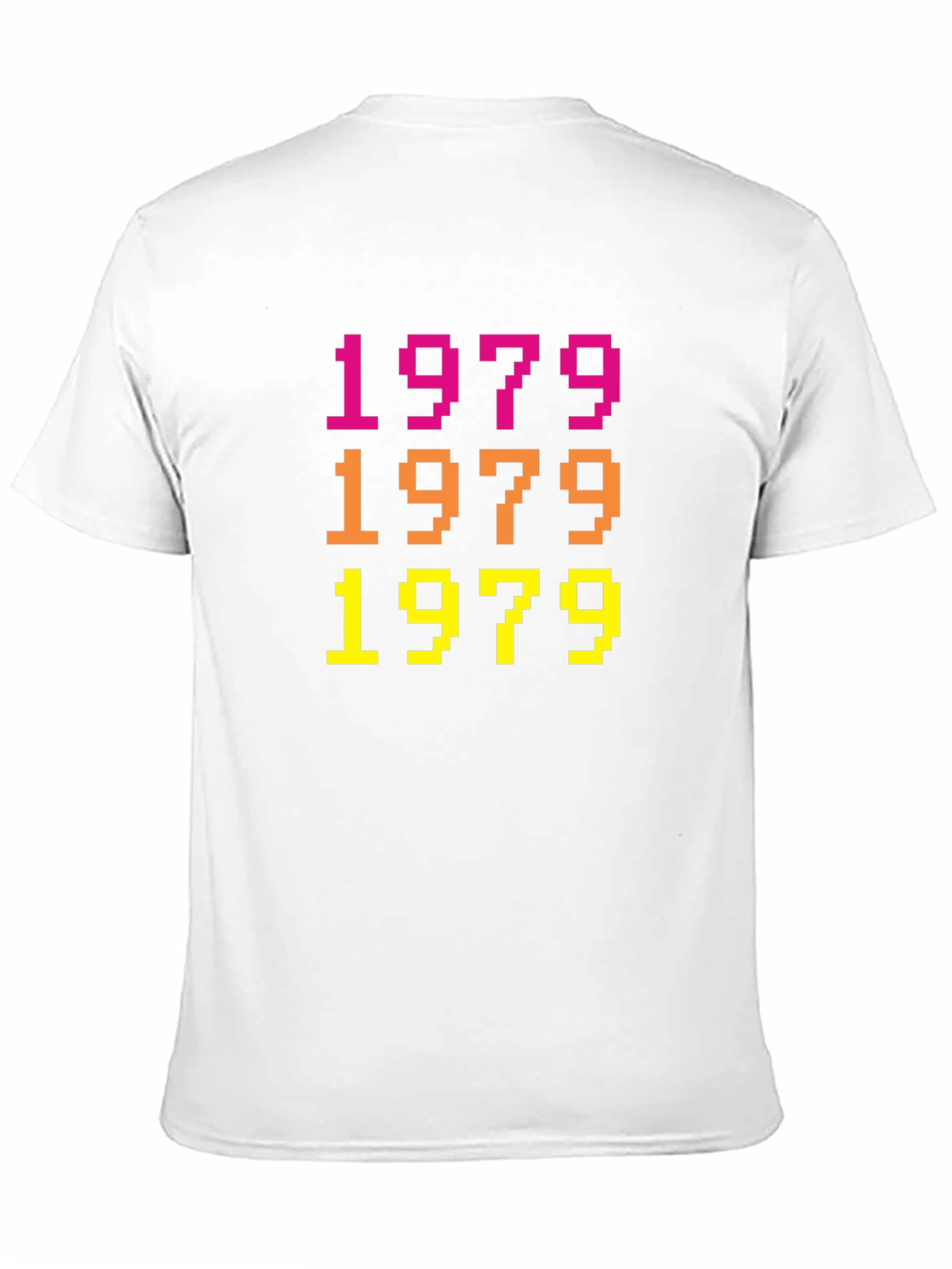Retro 1979 Pixel Art Black T-Shirt