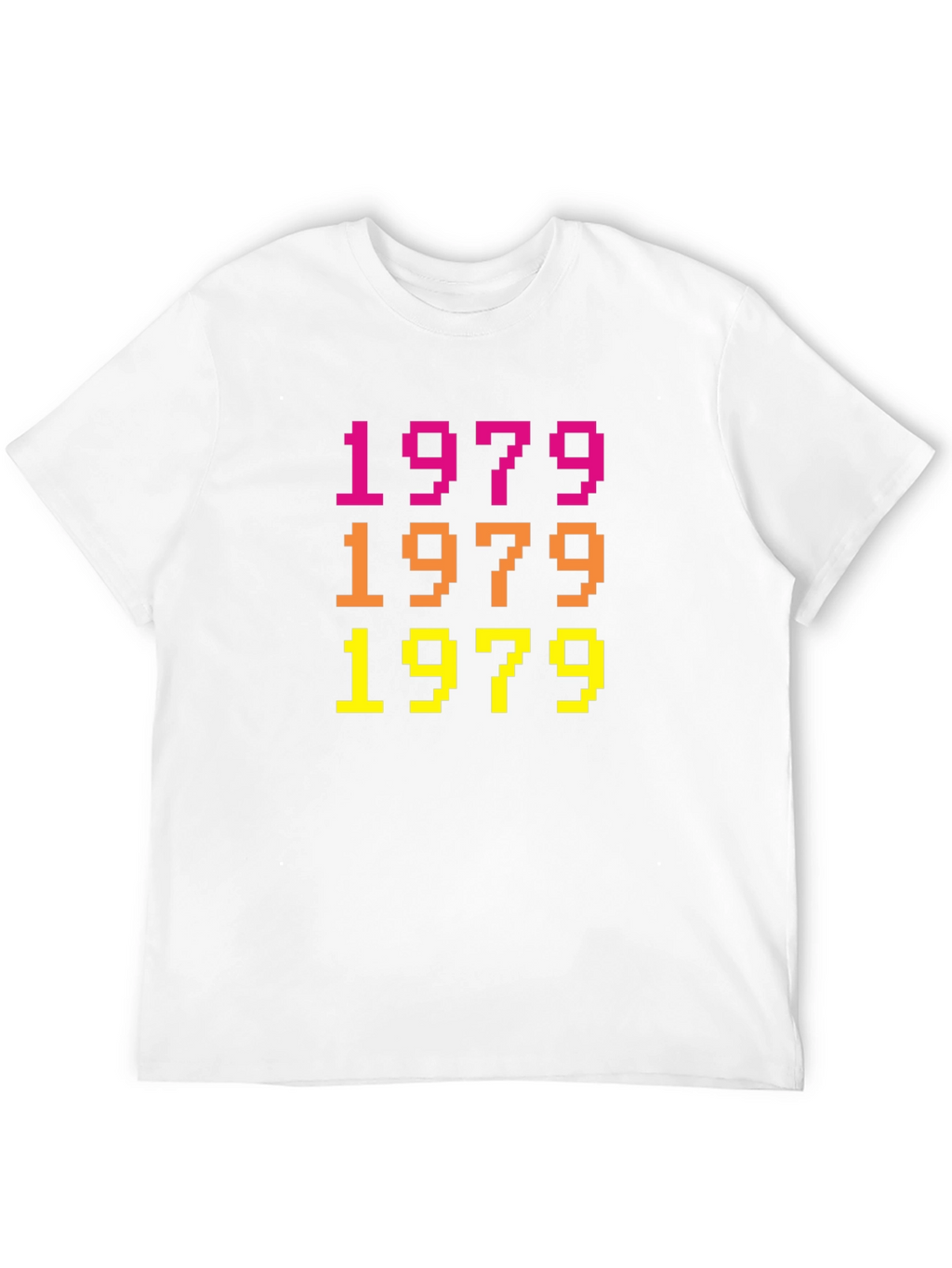 Retro 1979 Pixel Art Black T-Shirt