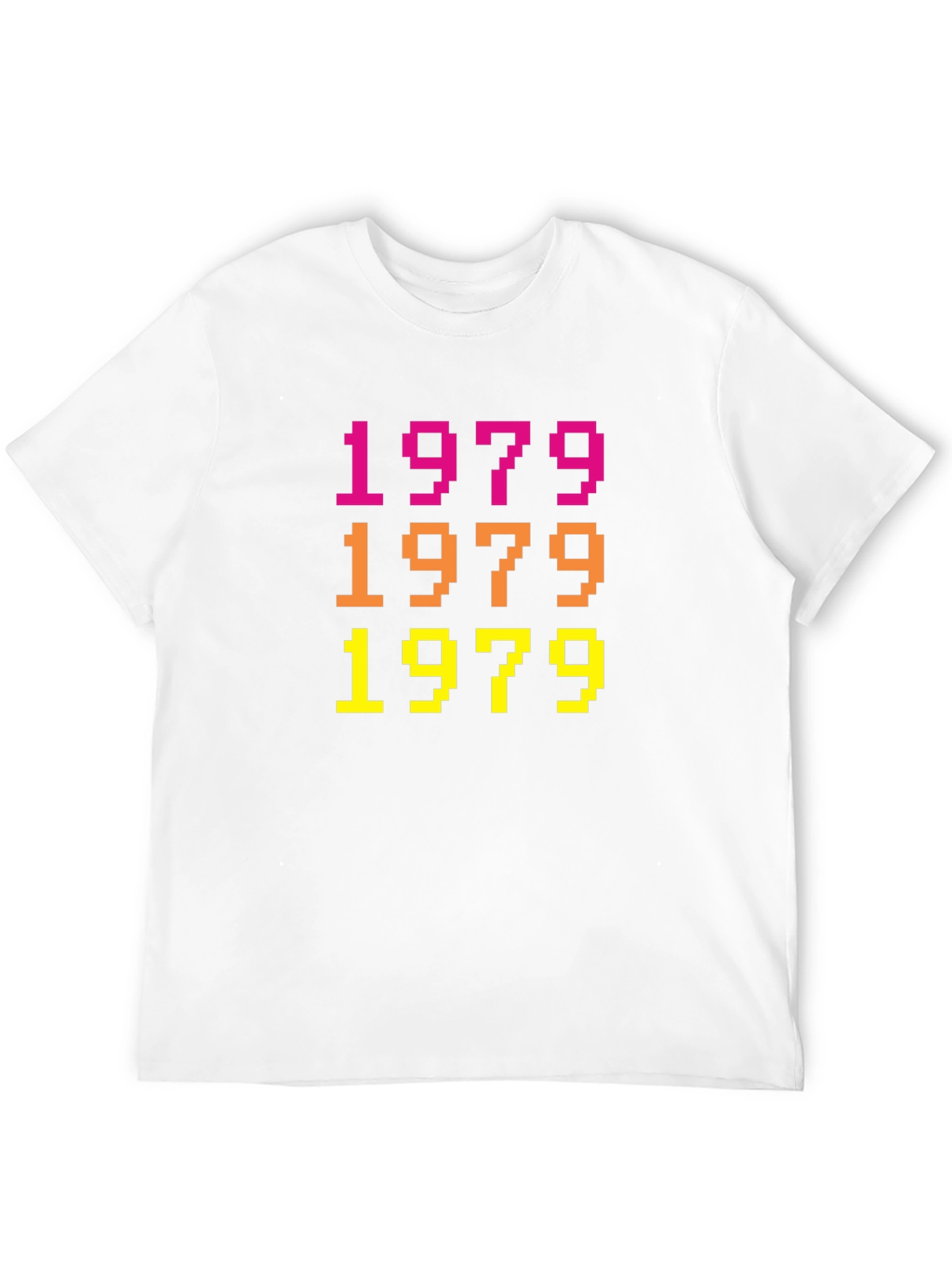 Retro 1979 Pixel Art Black T-Shirt