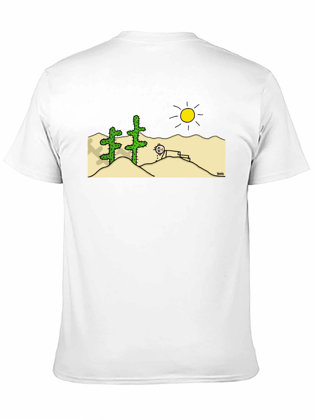 Funny Desert Cartoon Graphic T-Shirt