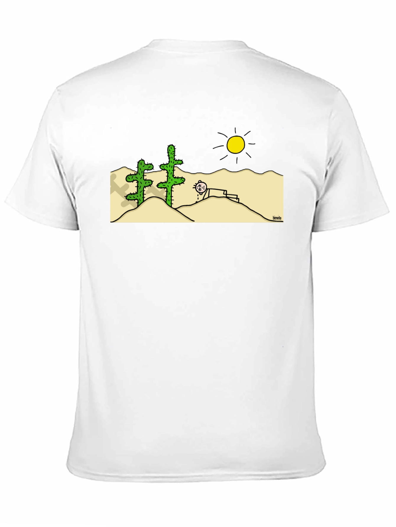 Funny Desert Cartoon Graphic T-Shirt
