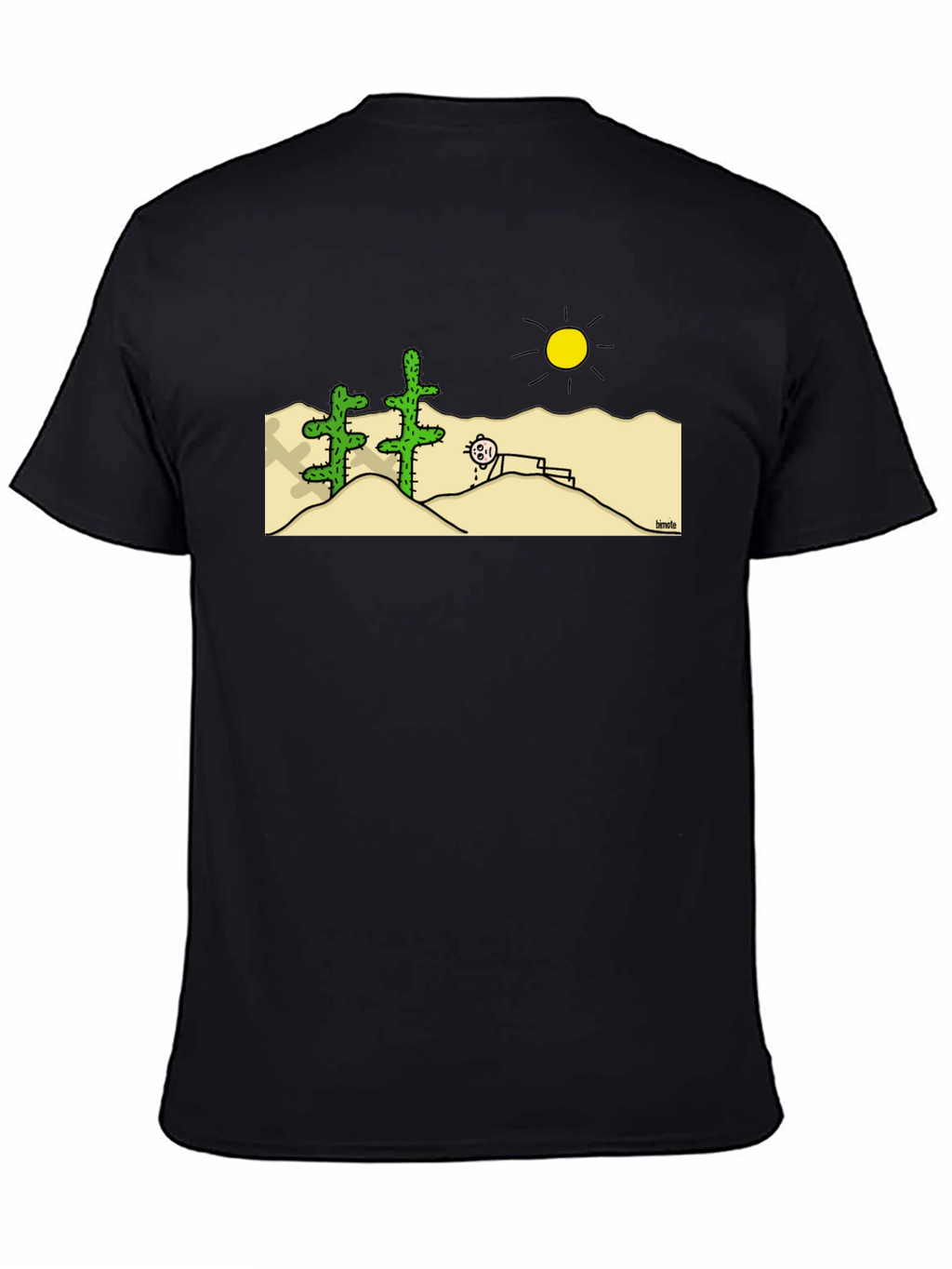 Funny Desert Cartoon Graphic T-Shirt