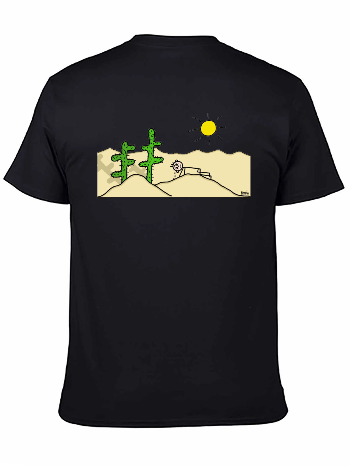 Funny Desert Cartoon Graphic T-Shirt