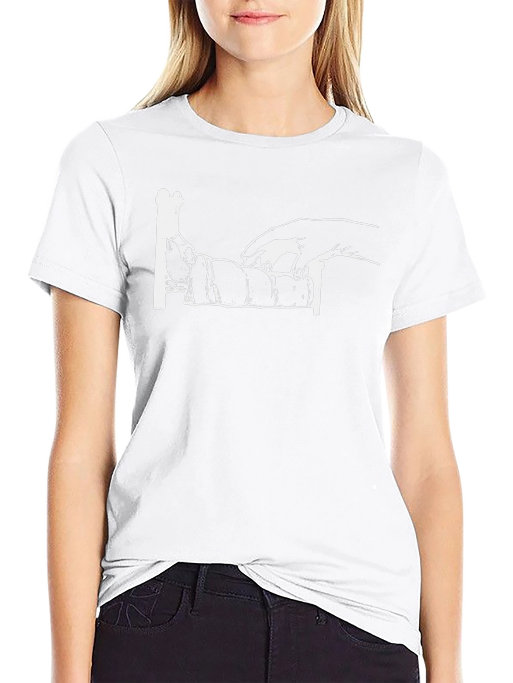 Unique Artistic Black T-Shirt for Men