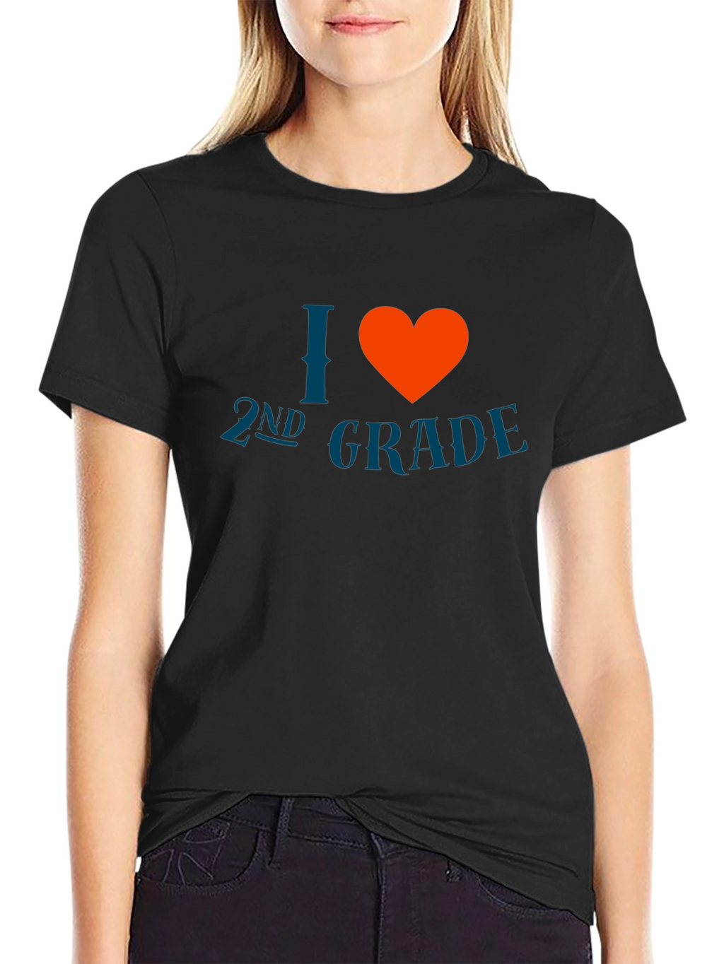 I Heart 2nd Grade T-Shirt - Teacher/Student Apparel