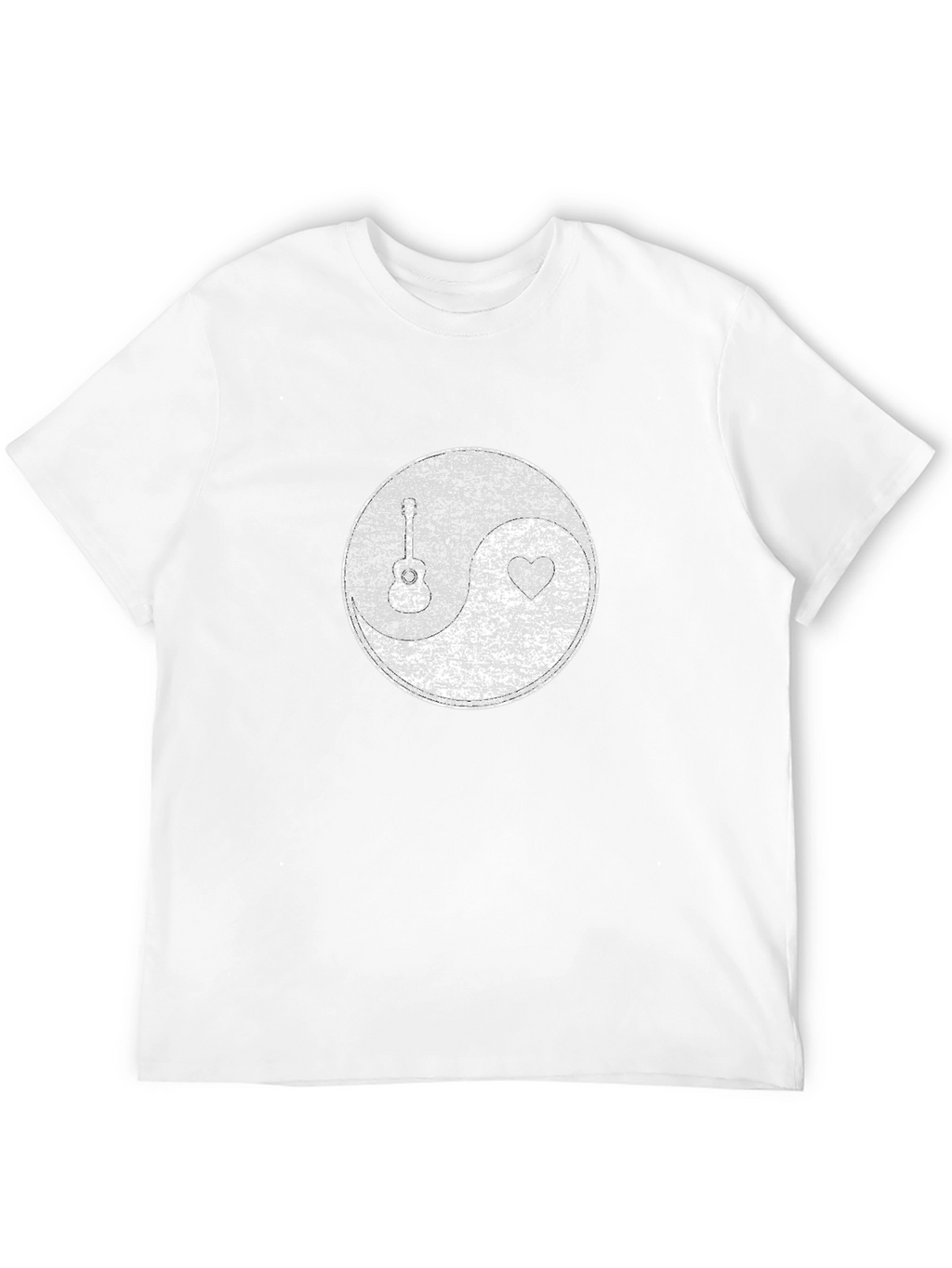 Distressed Graphic Print Black T-Shirt