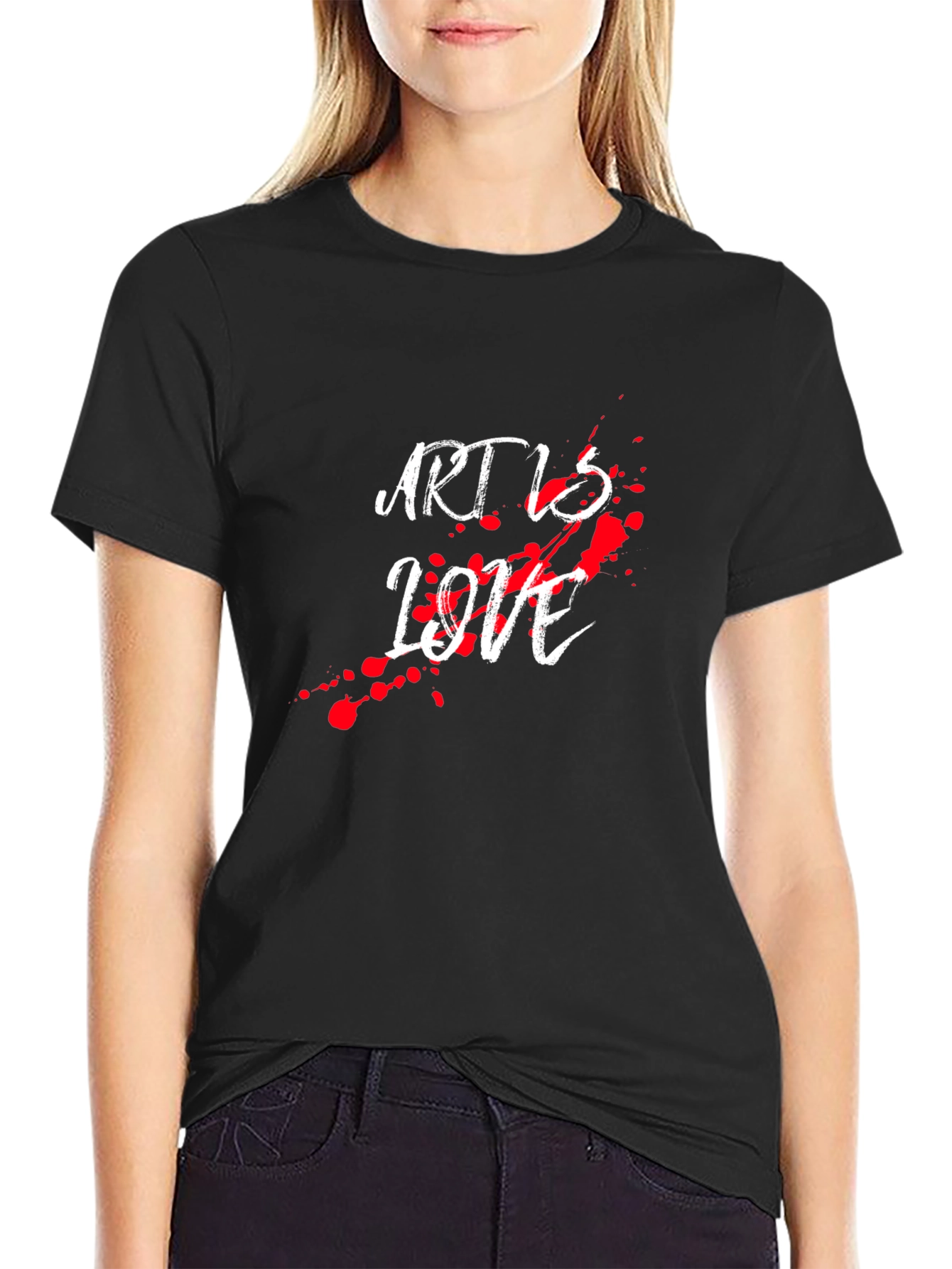 Art Is Love T-Shirt - Stylish Graphic Tee for Art Lovers
