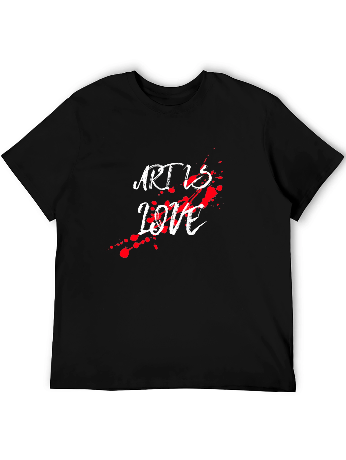 Art Is Love T-Shirt - Stylish Graphic Tee for Art Lovers