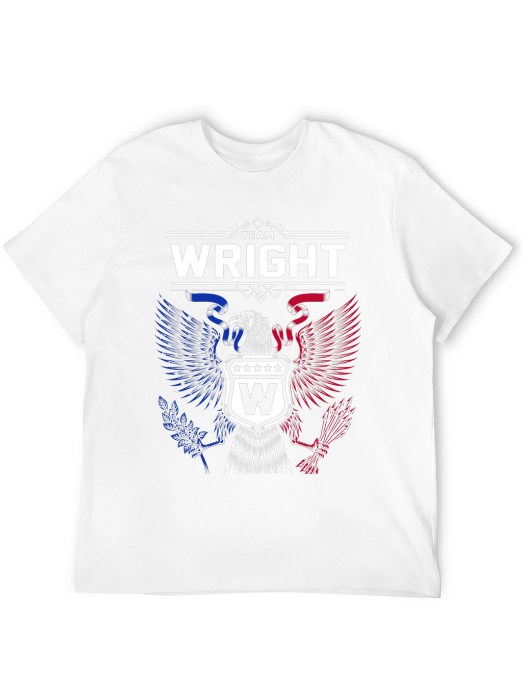 Team Wright Eagle Patriotic Graphic T-Shirt