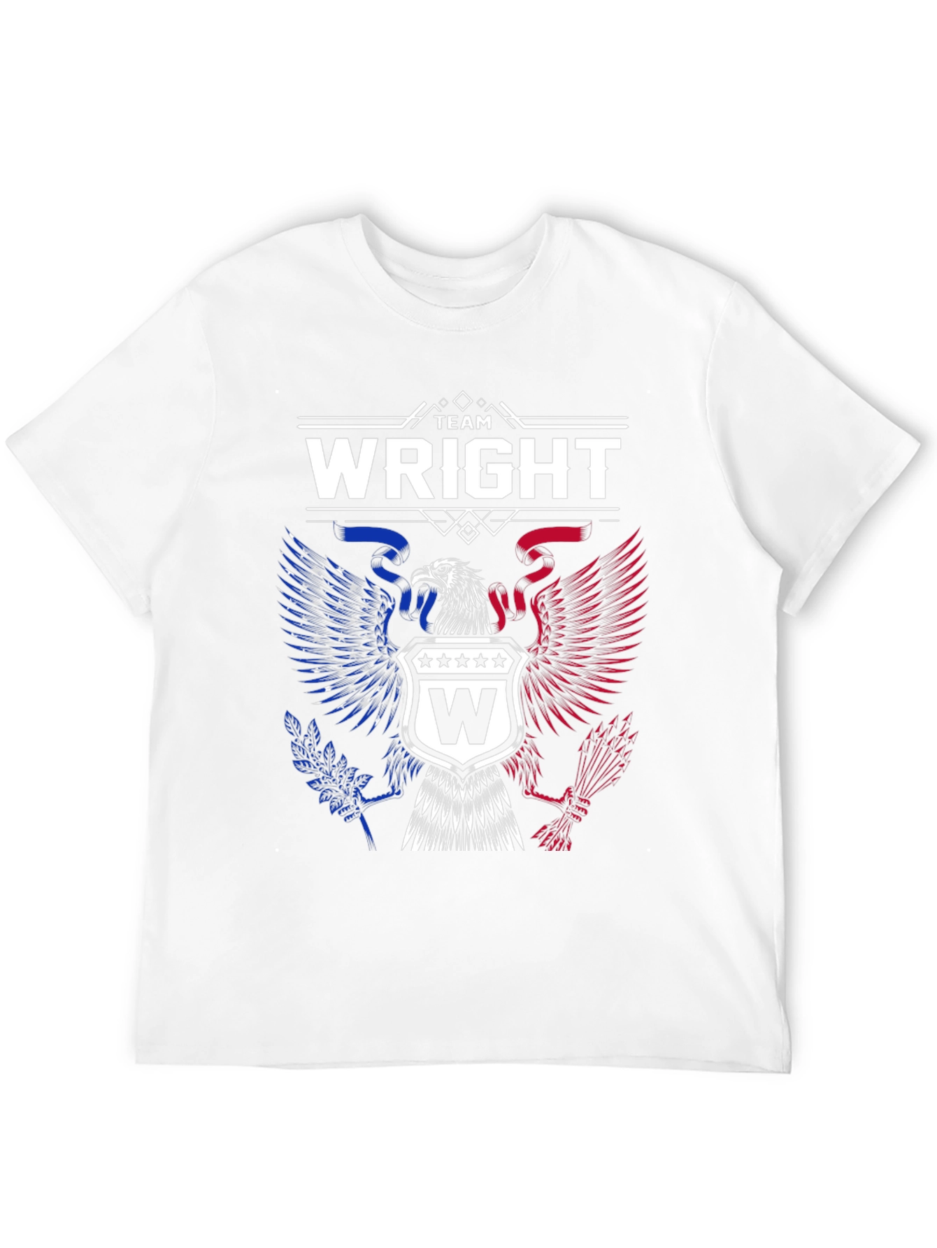 Team Wright Eagle Patriotic Graphic T-Shirt