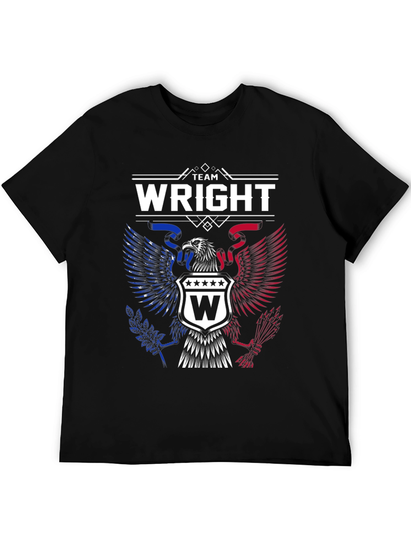Team Wright Eagle Patriotic Graphic T-Shirt