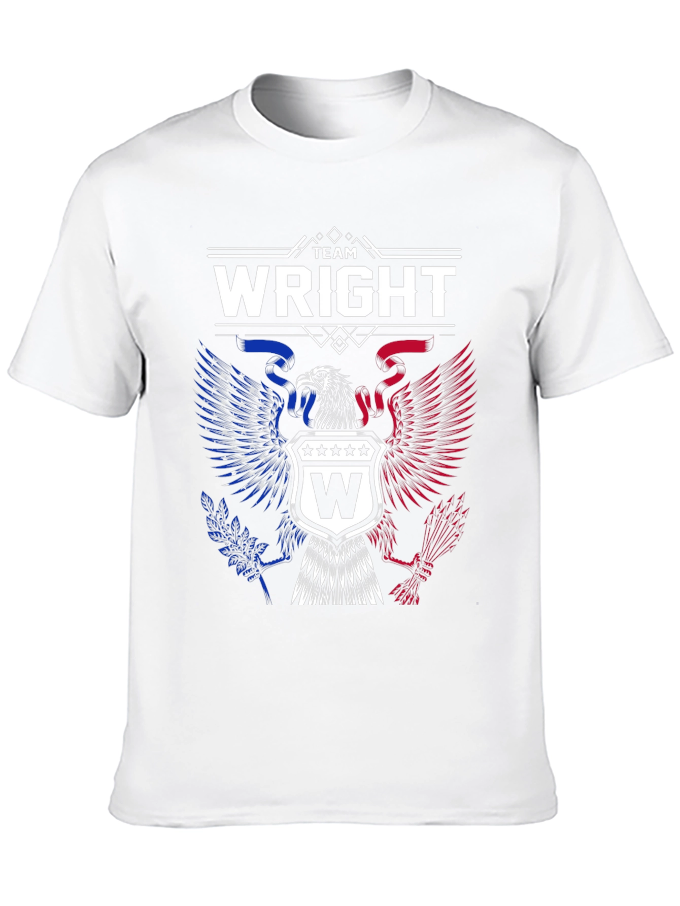 Team Wright Eagle Patriotic Graphic T-Shirt
