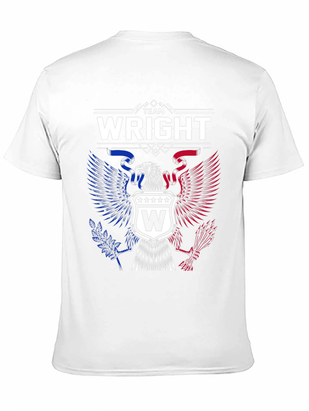 Team Wright Eagle Patriotic Graphic T-Shirt