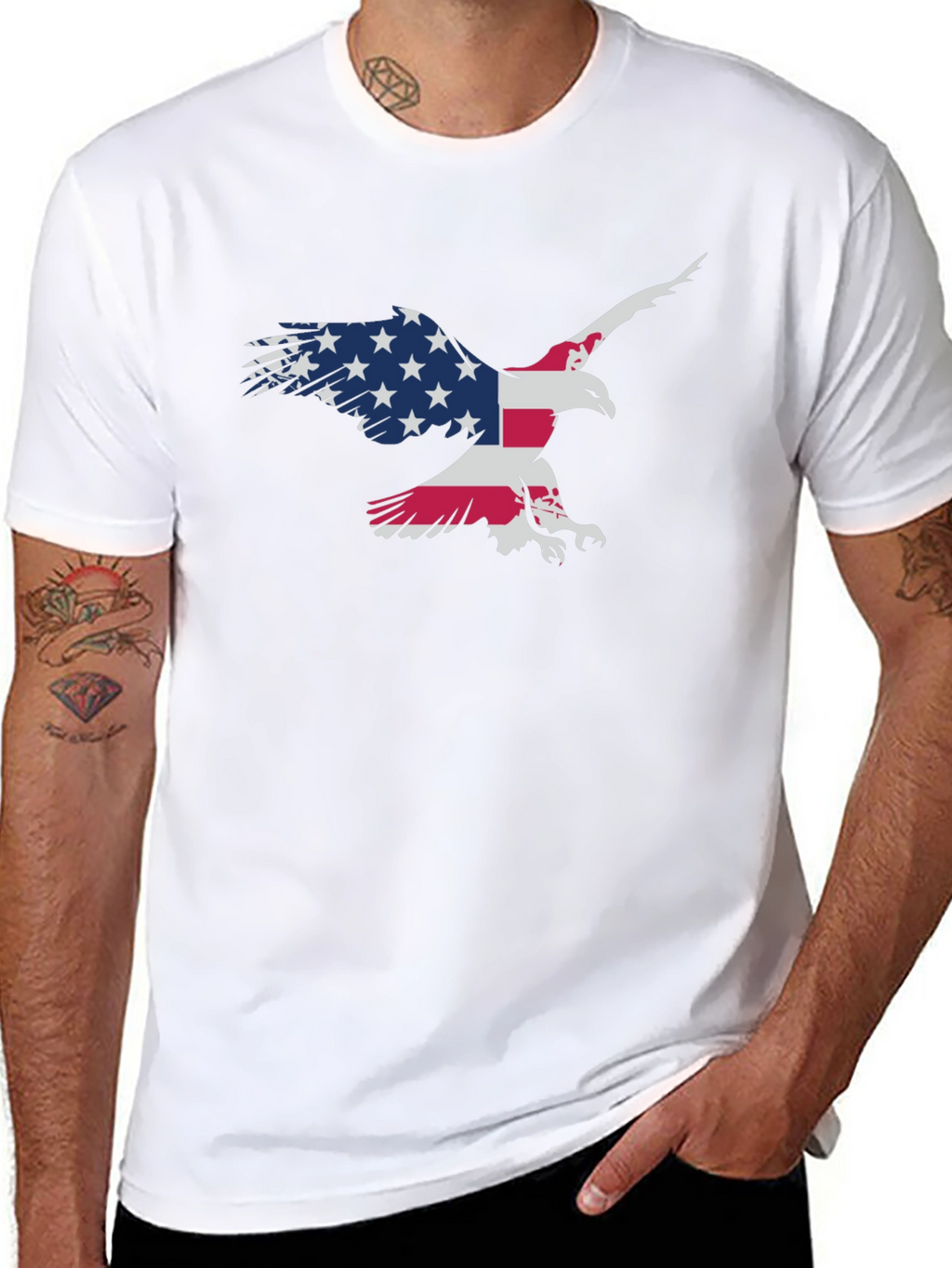 American Eagle Flag Graphic T-Shirt