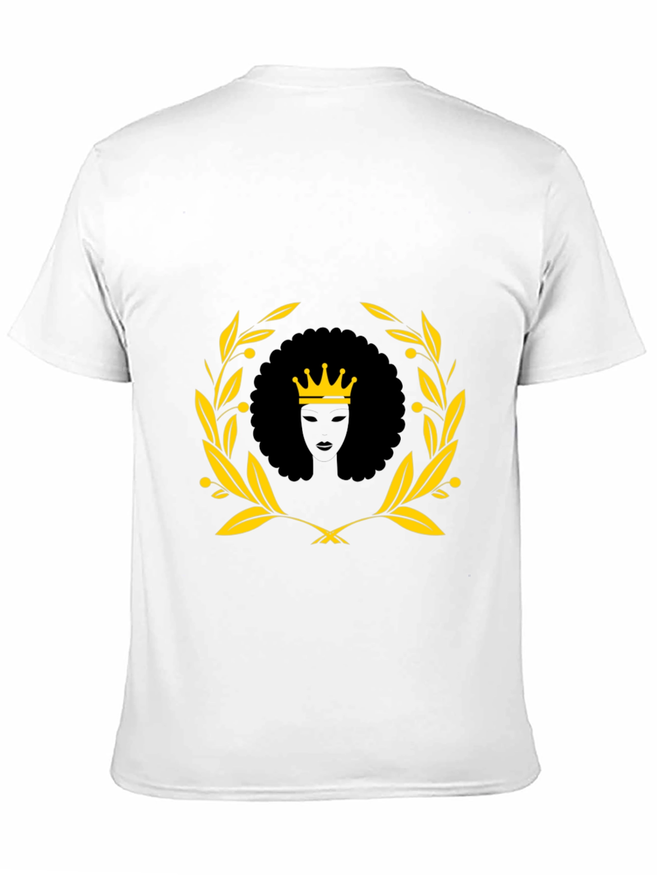 Black Queen Graphic Tee - Afro Crown Unisex T-Shirt