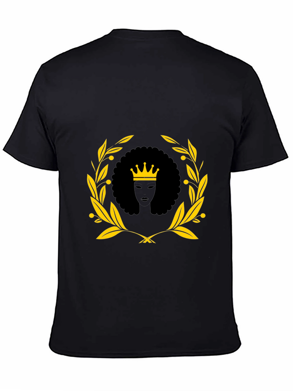 Black Queen Graphic Tee - Afro Crown Unisex T-Shirt