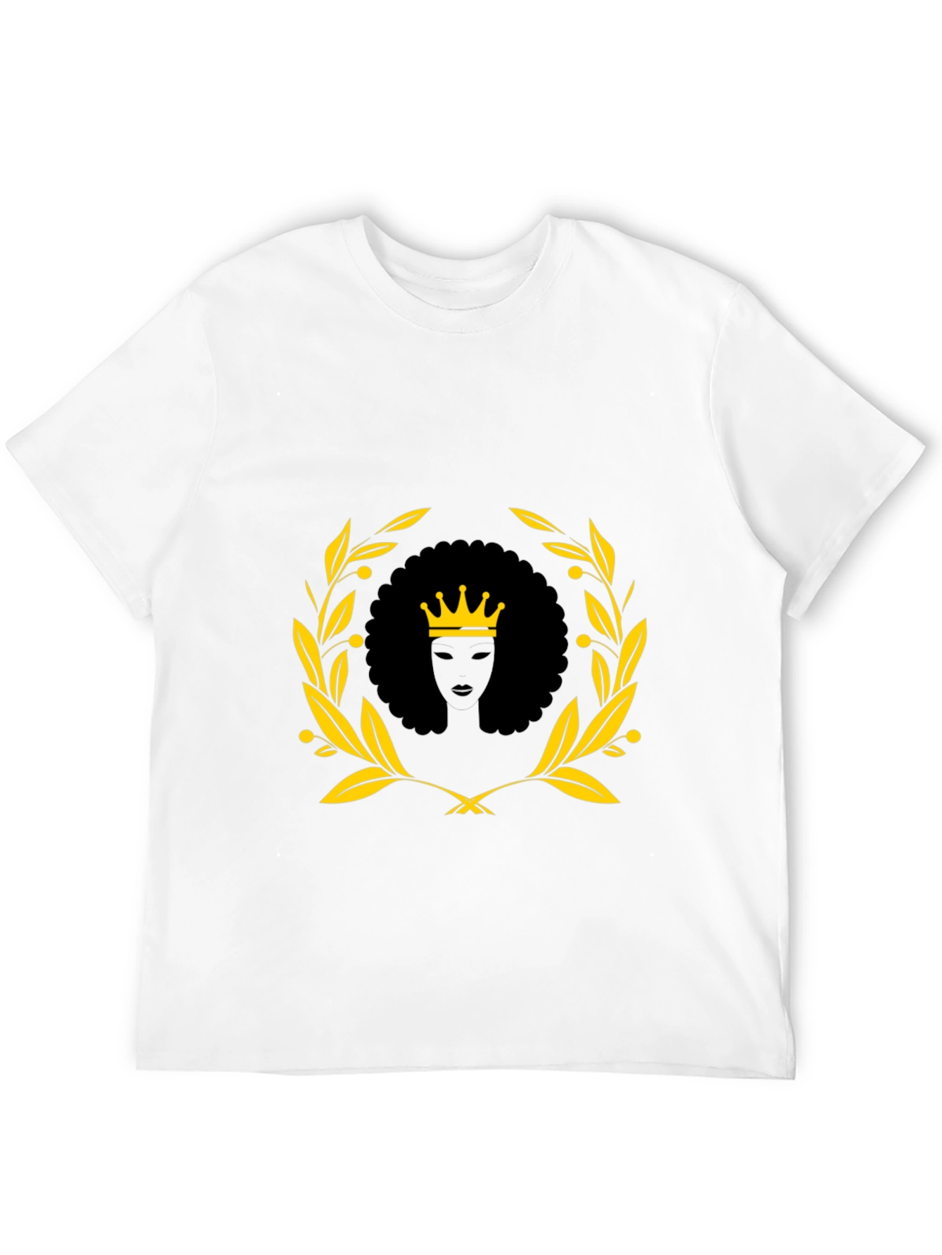 Black Queen Graphic Tee - Afro Crown Unisex T-Shirt