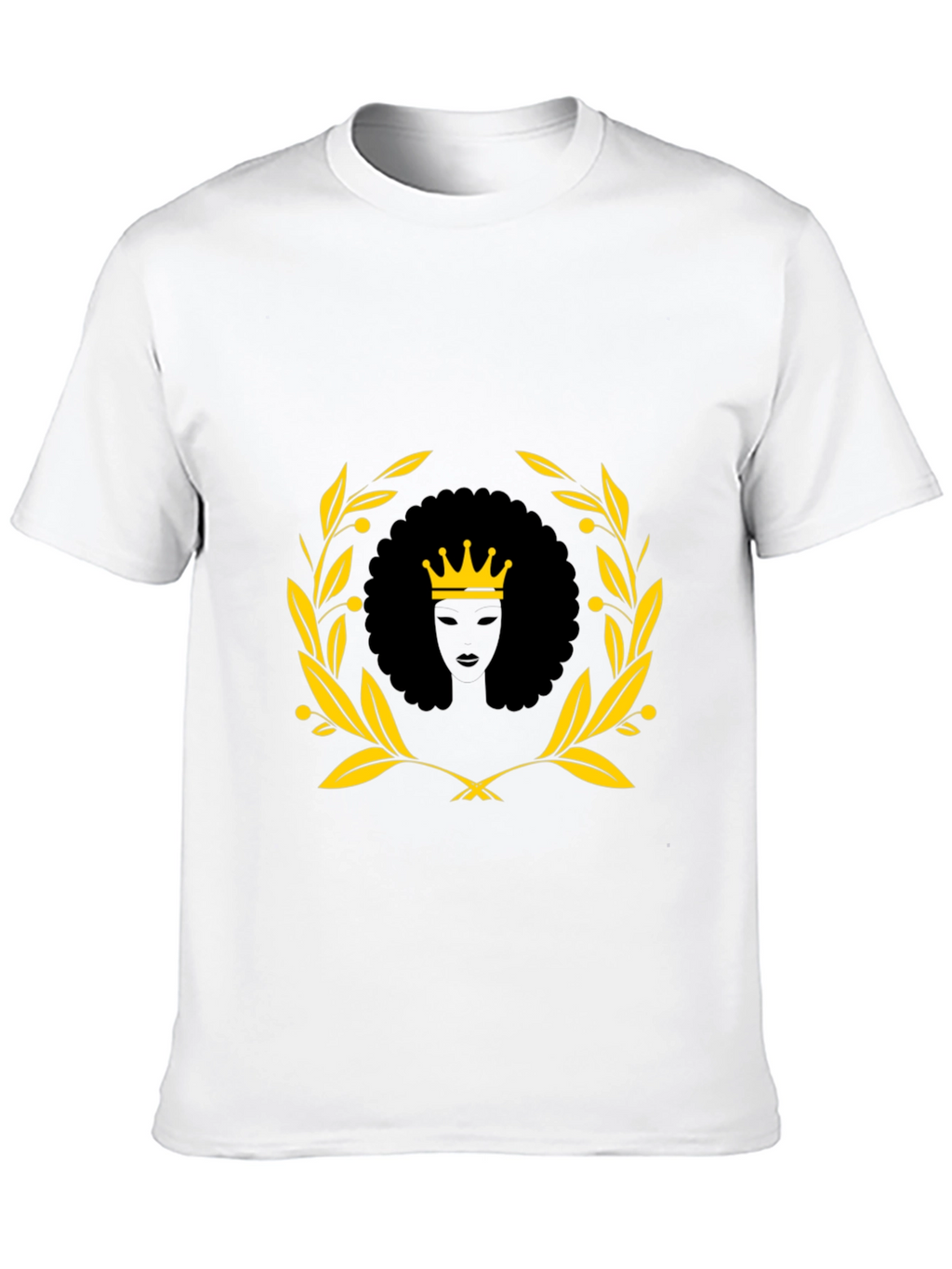 Black Queen Graphic Tee - Afro Crown Unisex T-Shirt