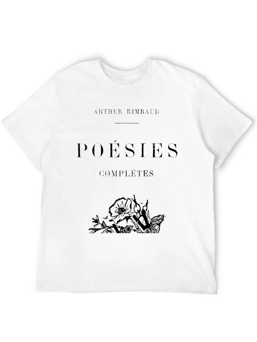 Arthur Rimbaud Poésies Complètes Black T-Shirt