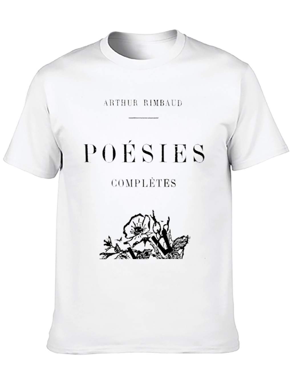 Arthur Rimbaud Poésies Complètes Black T-Shirt