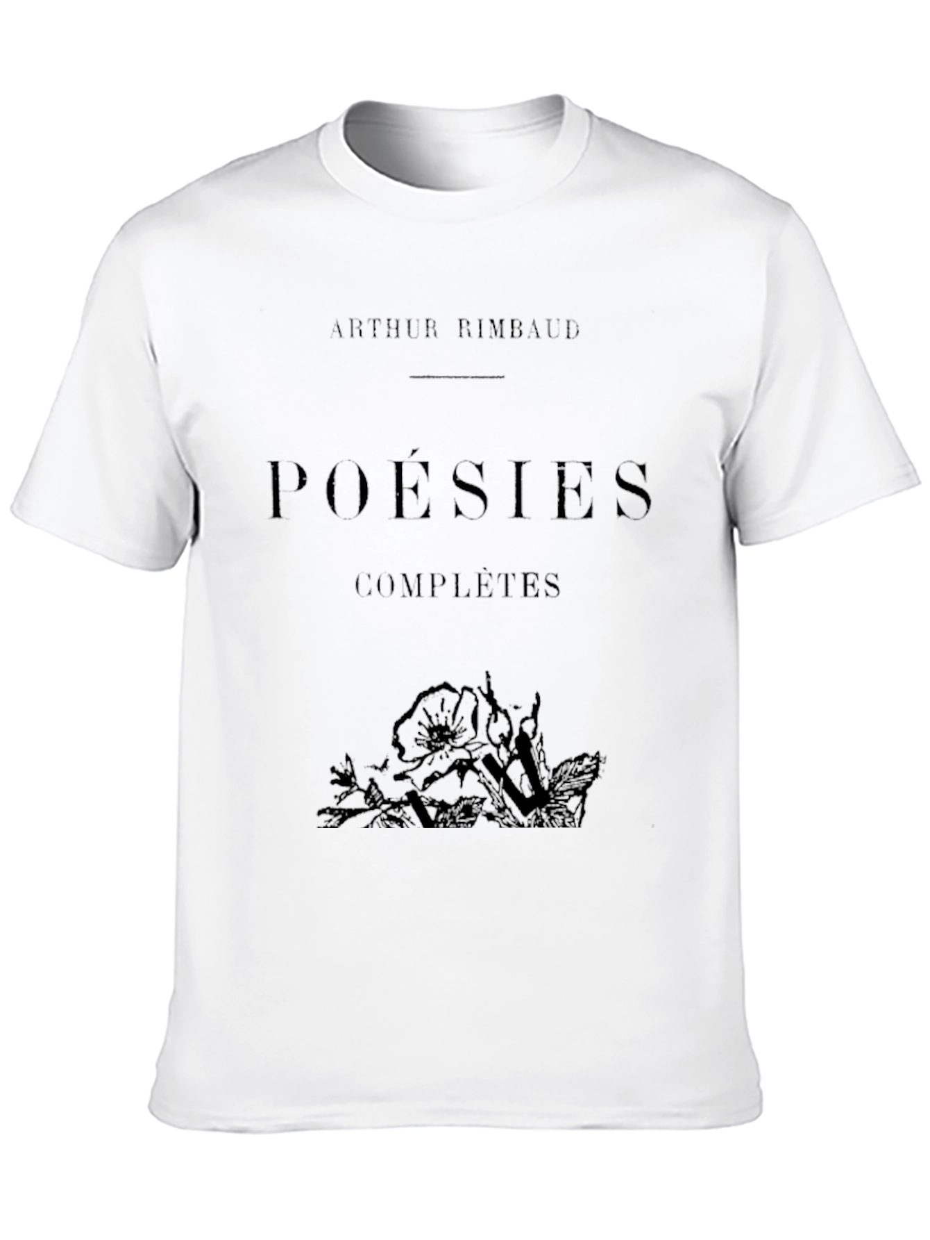 Arthur Rimbaud Poésies Complètes Black T-Shirt