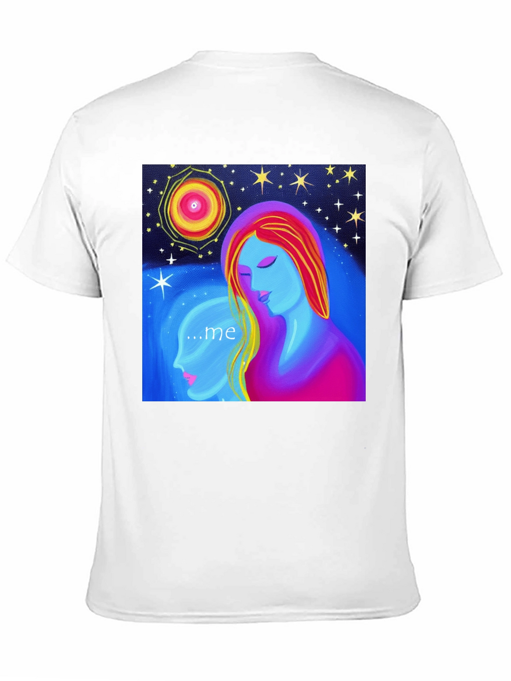 Abstract Art T-Shirt - Celestial Woman & Inner Self