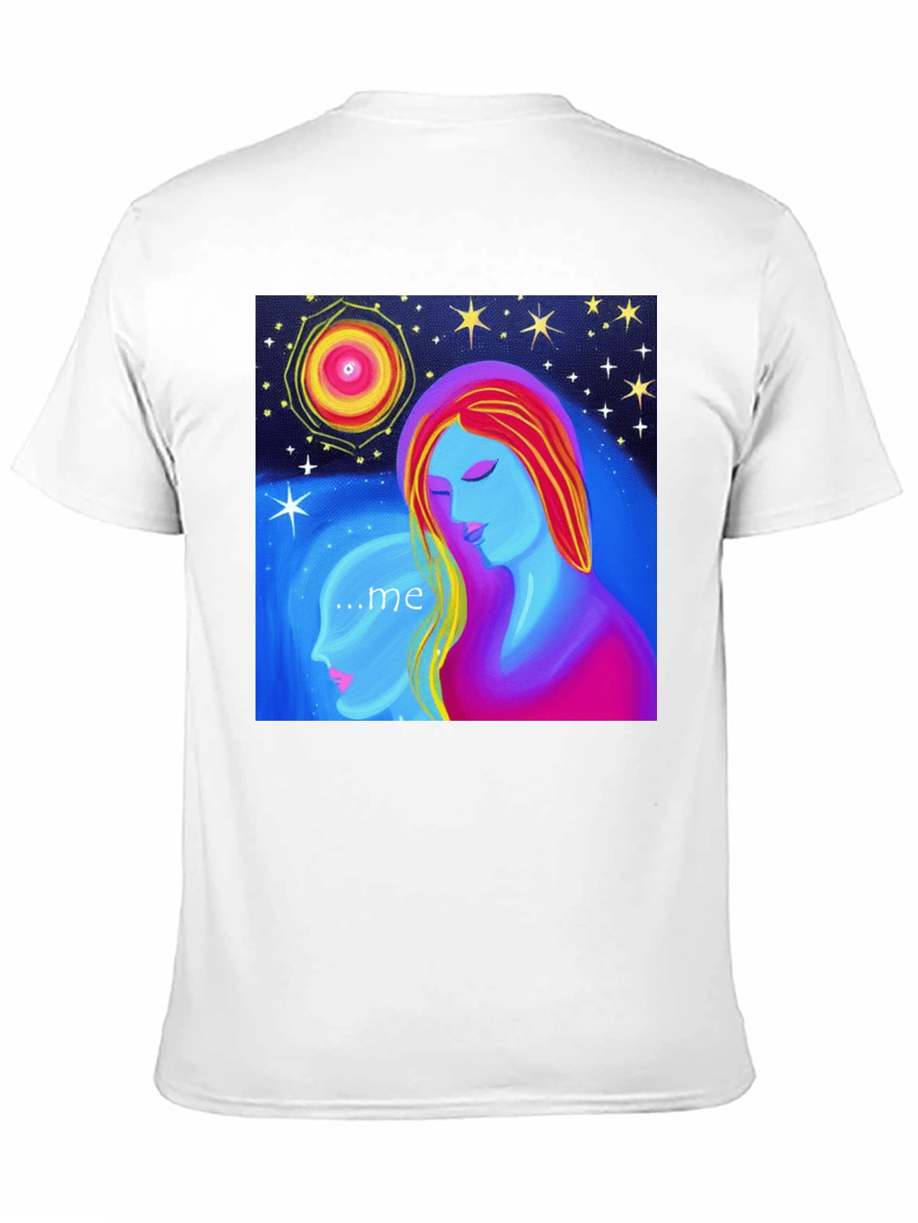 Abstract Art T-Shirt - Celestial Woman & Inner Self