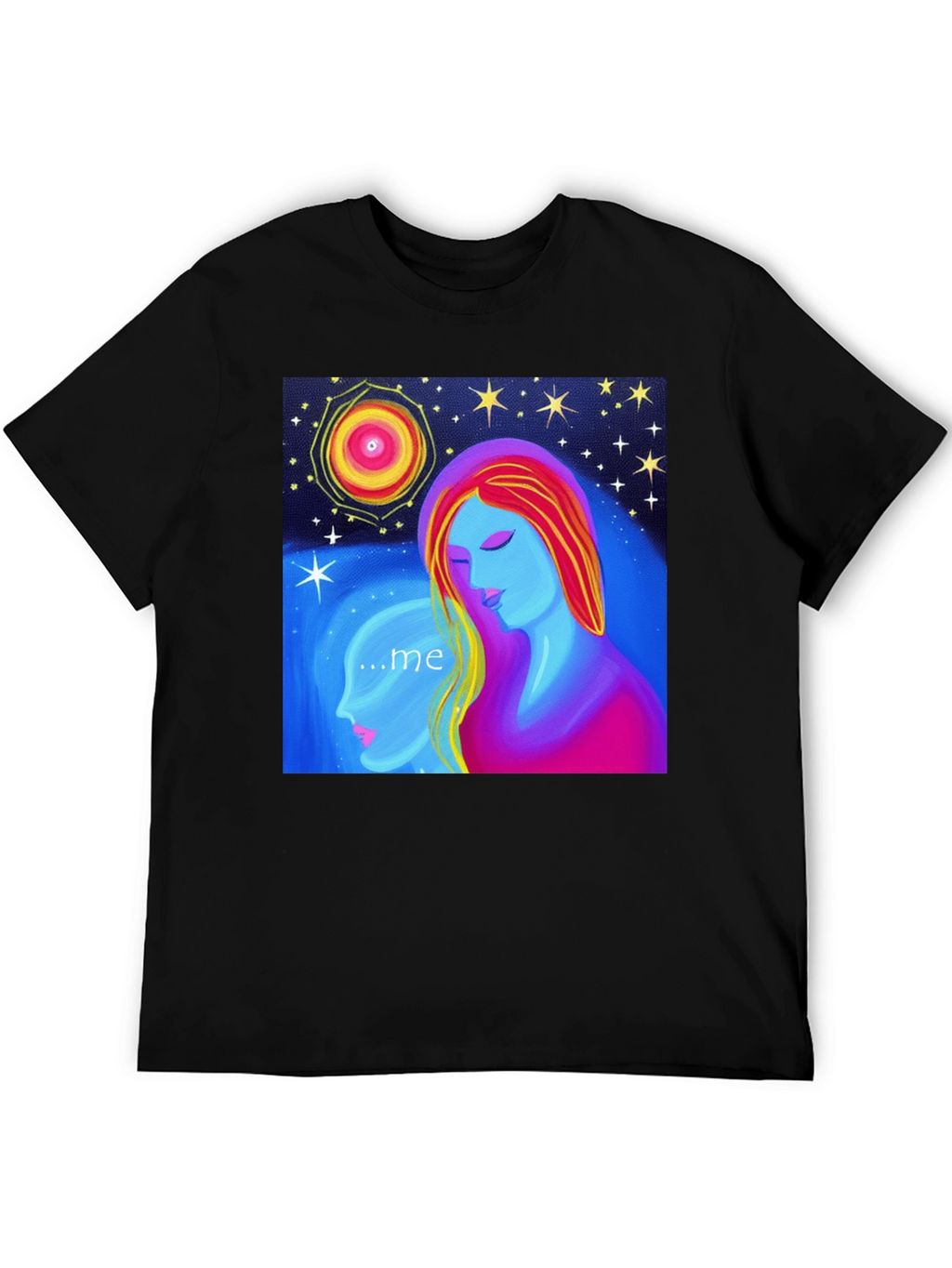 Abstract Art T-Shirt - Celestial Woman & Inner Self
