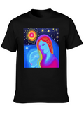 Abstract Art T-Shirt - Celestial Woman & Inner Self