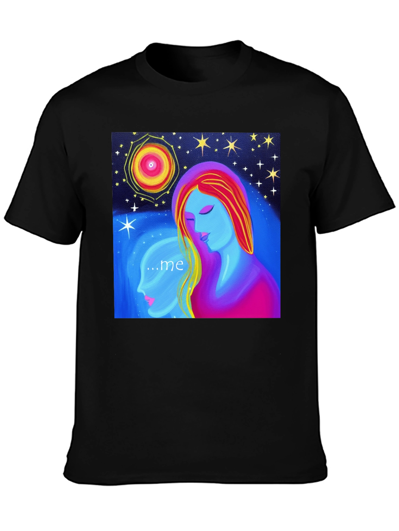 Abstract Art T-Shirt - Celestial Woman & Inner Self