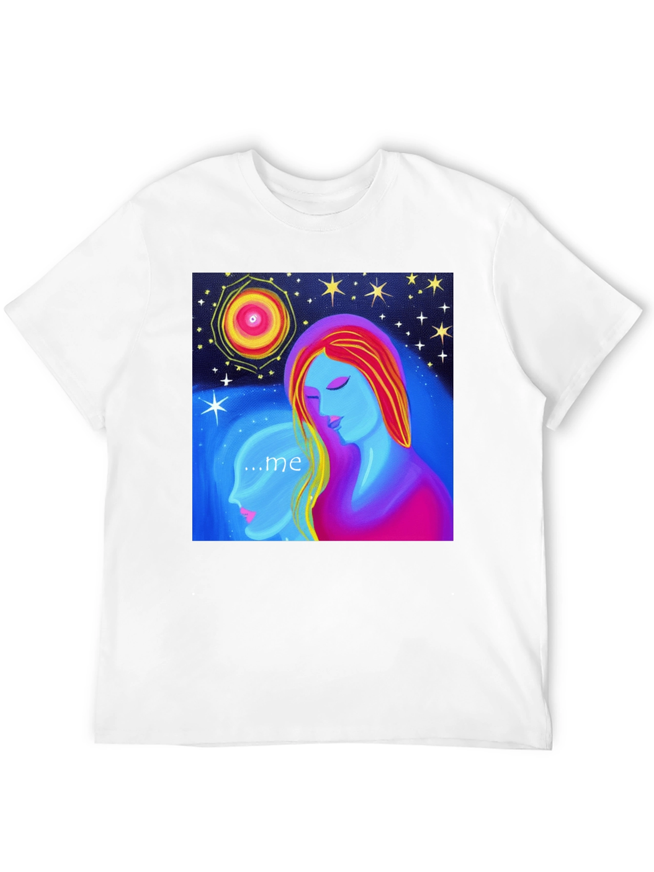 Abstract Art T-Shirt - Celestial Woman & Inner Self