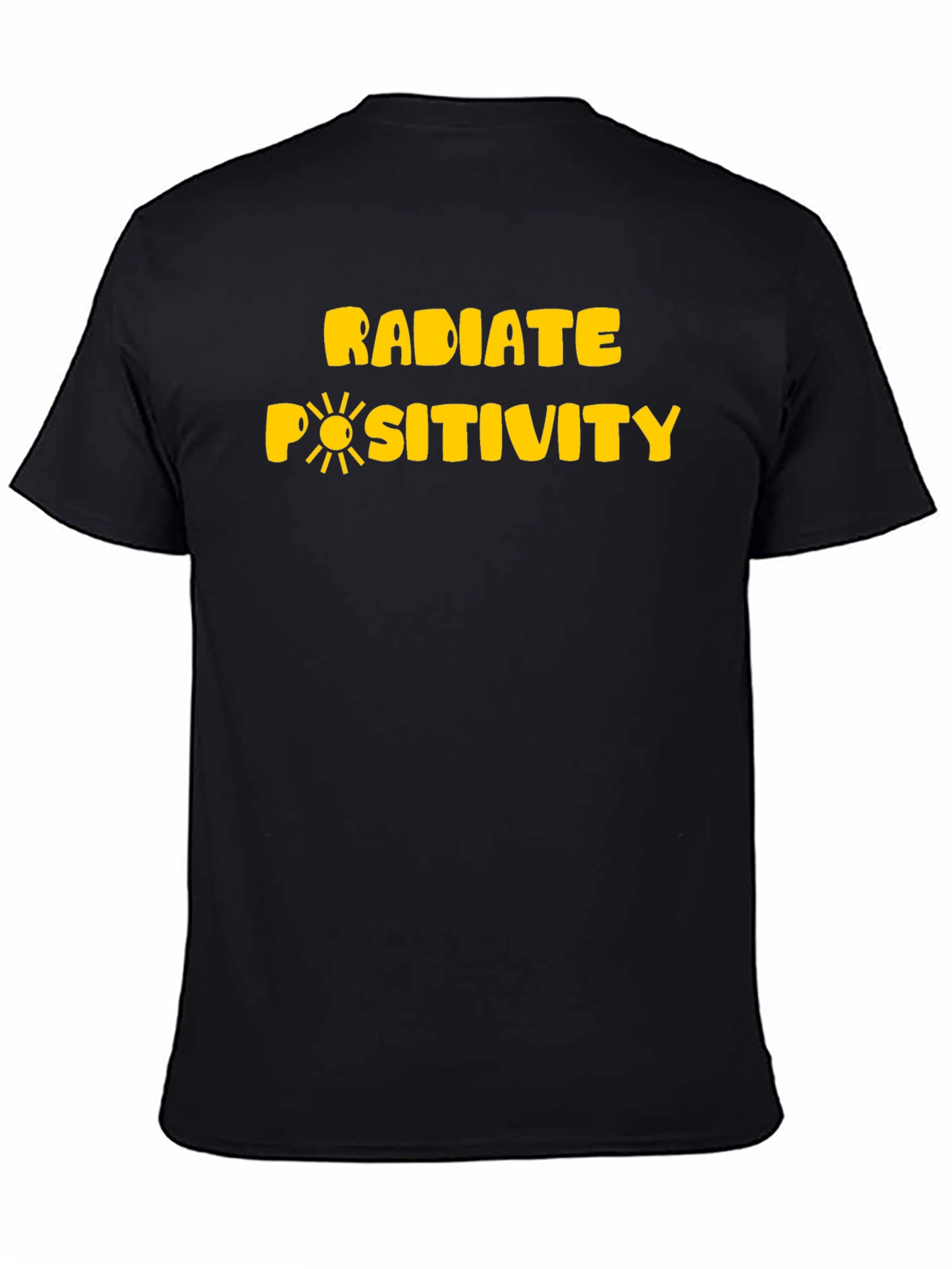 Radiate Positivity Graphic Tee - Black