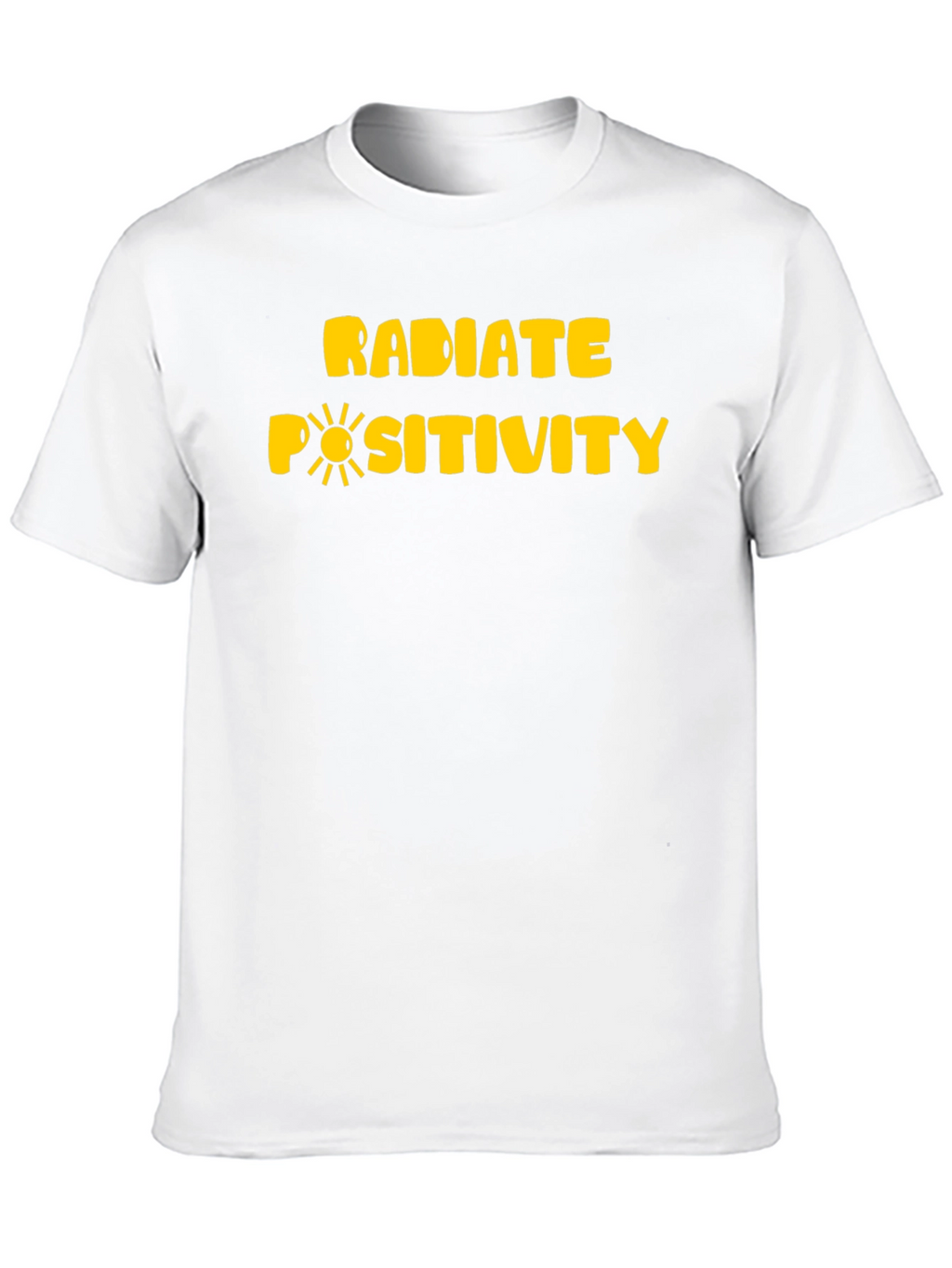 Radiate Positivity Graphic Tee - Black