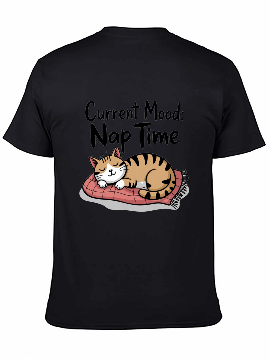 Nap Time Cat T-Shirt - Current Mood Graphic Tee