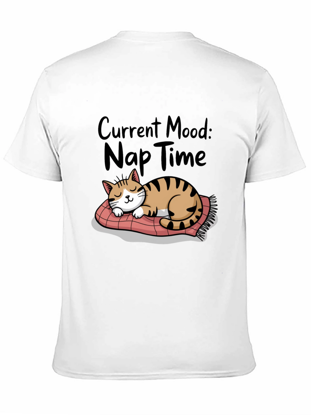 Nap Time Cat T-Shirt - Current Mood Graphic Tee