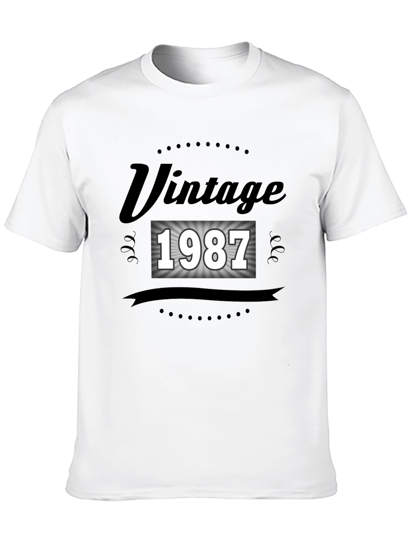 Vintage 1987 Graphic Tee - Classic Birthday Shirt