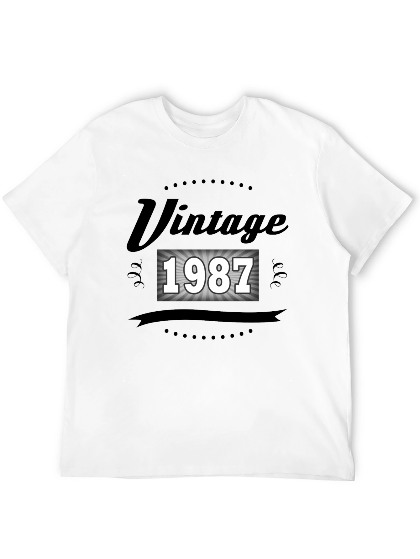 Vintage 1987 Graphic Tee - Classic Birthday Shirt