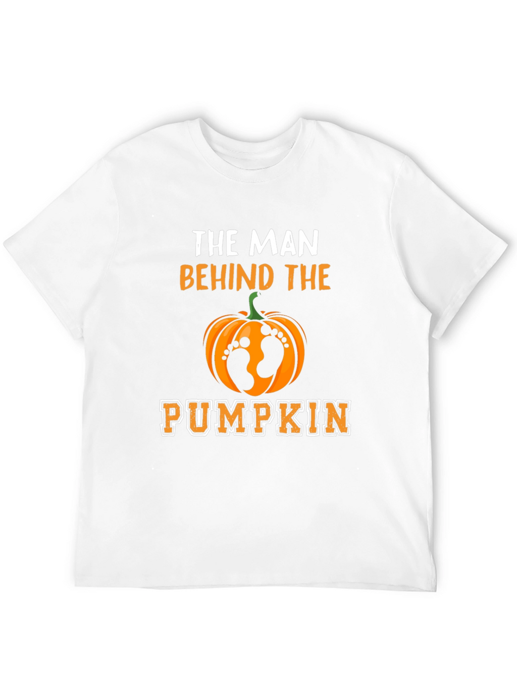 Man Behind the Pumpkin T-Shirt - Halloween Dad Tee